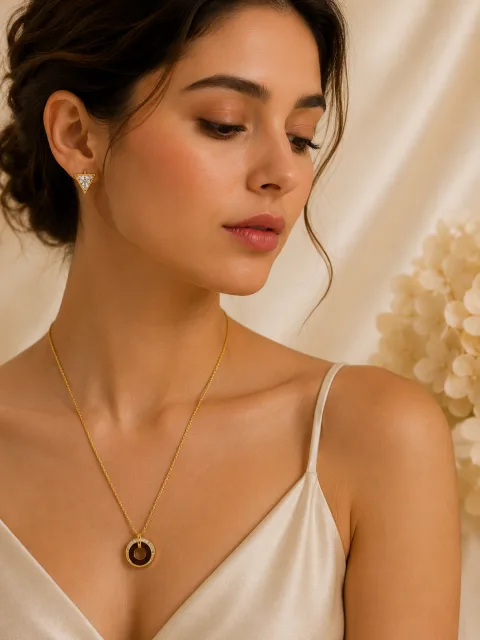 Premium Anti-tarnish Pendant Necklace Set