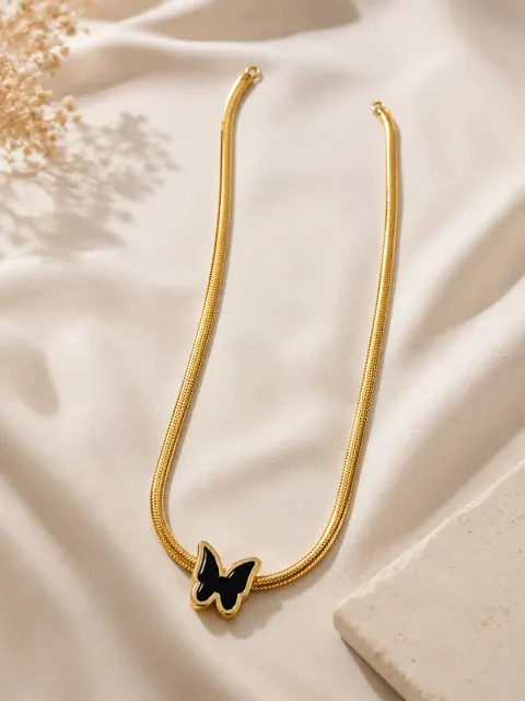 Elegant Butterfly Pendant Necklace | Anti-Tarnish | Galloria