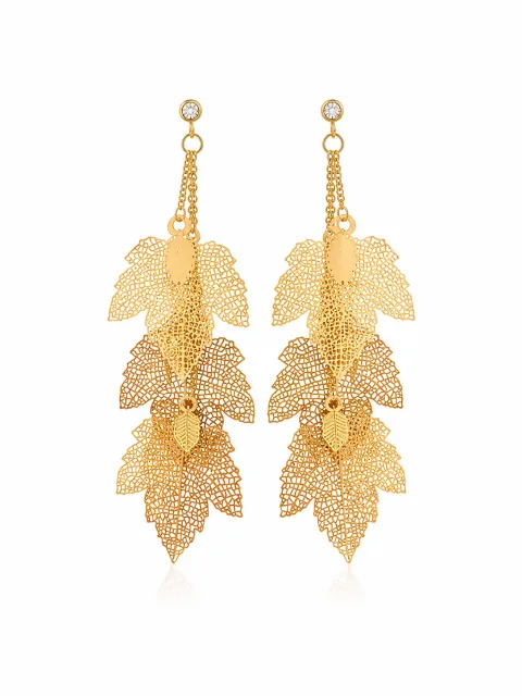 Premium Anti-Tarnish Earrings for Women | Luxury Gold-Plated Statement Drop Earrings