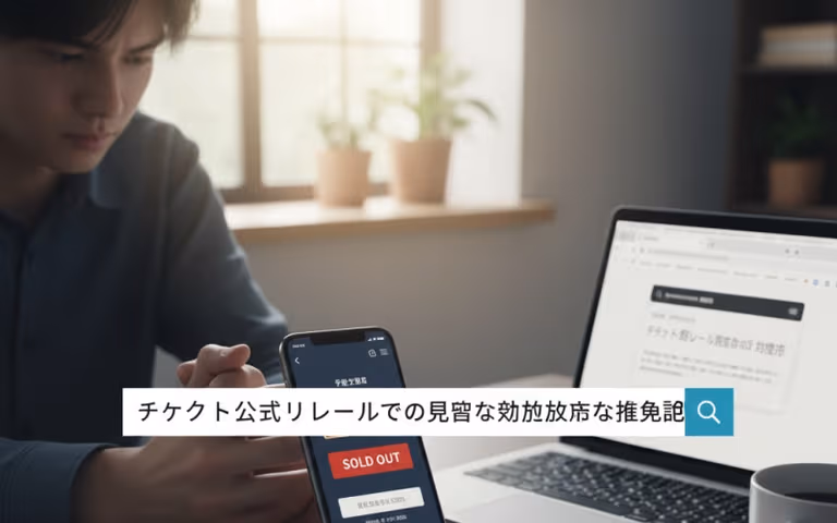 チケット公式リセールで売れない!その理由と効果的な対処法を徹底解説