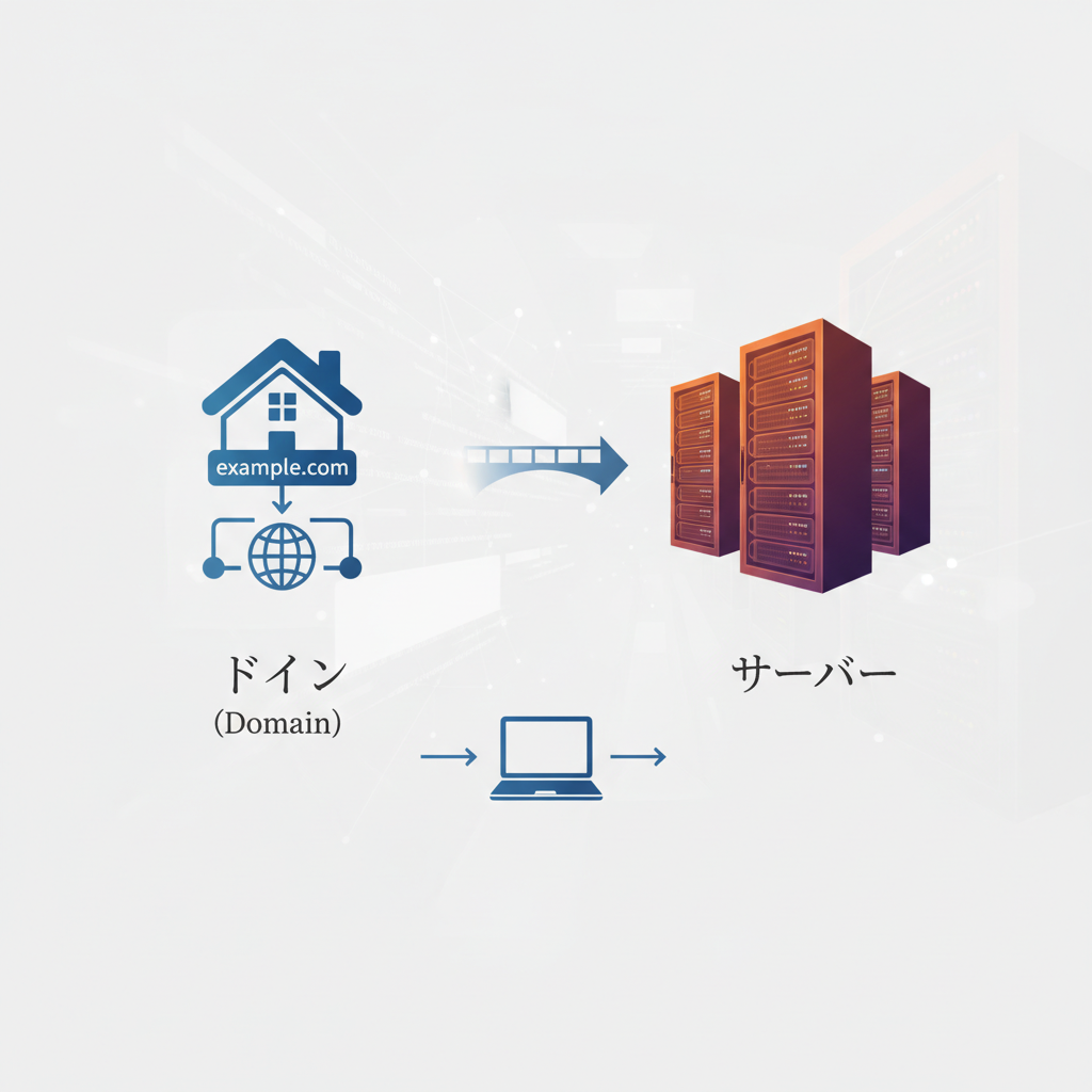 Webサイトを初めて作る時、ドメインとサーバーって何が違うのか、初心者でも分かりやすく教えてほしい