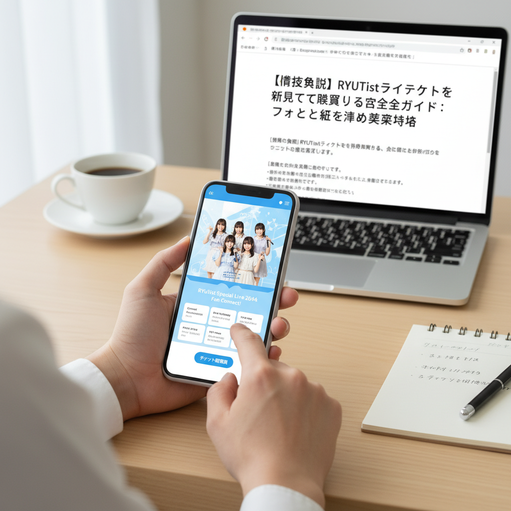 RYUTistのライブチケットを初めて購入する方法を詳しく教えてください。