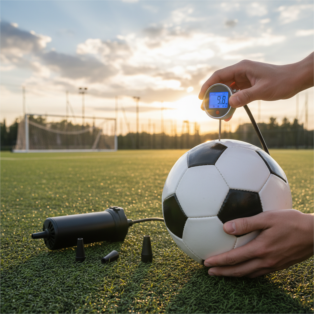 サッカーボールの空気圧、その科学的真実：精密メンテと空気入れ選びでプレーは変わる