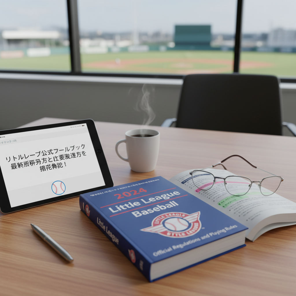 リトルリーグ公式ルールブックの最新版はどこで入手できますか?また、主な変更点は何ですか?