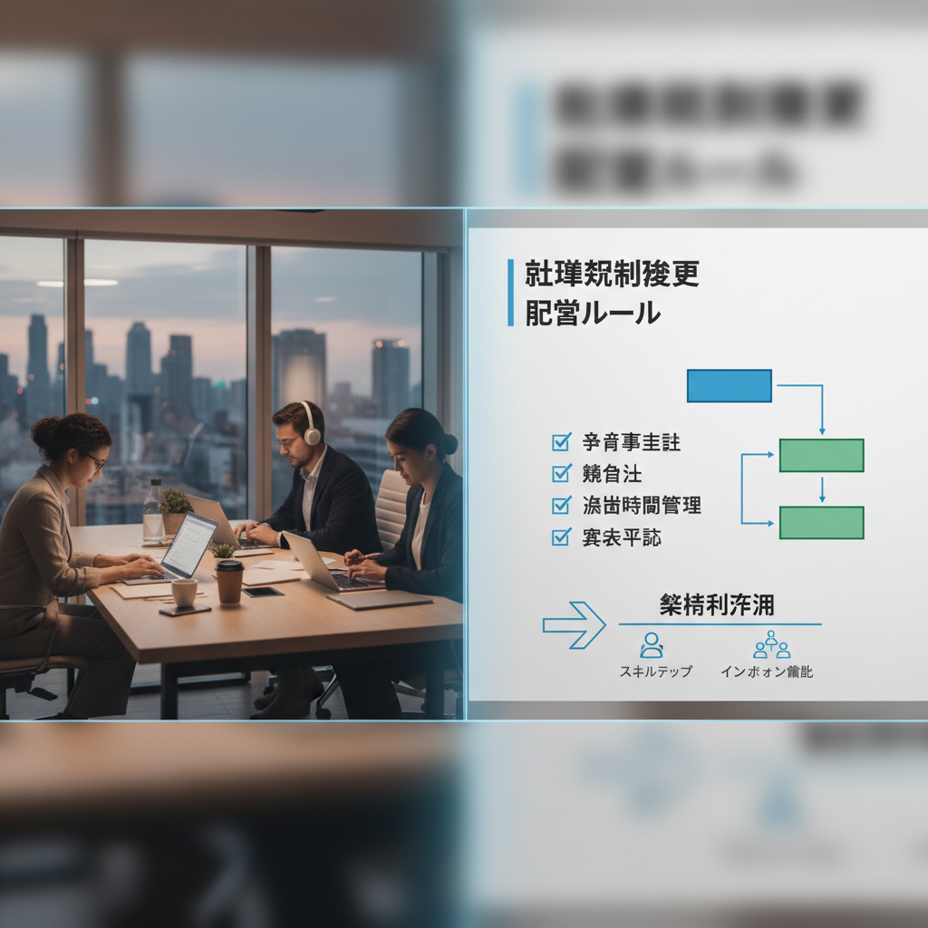 社員の副業ルール:企業が設けるべき就業規則変更と戦略的活用法