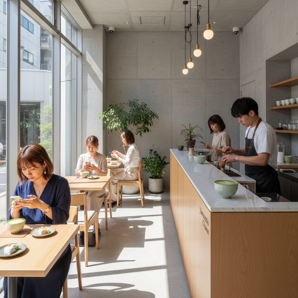 抹茶カフェ 東京 おしゃれ
