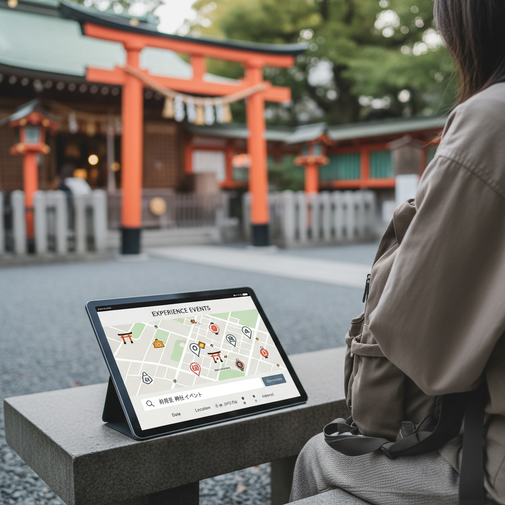 初心者でも楽しめる神社体験イベントはどこで探せますか?