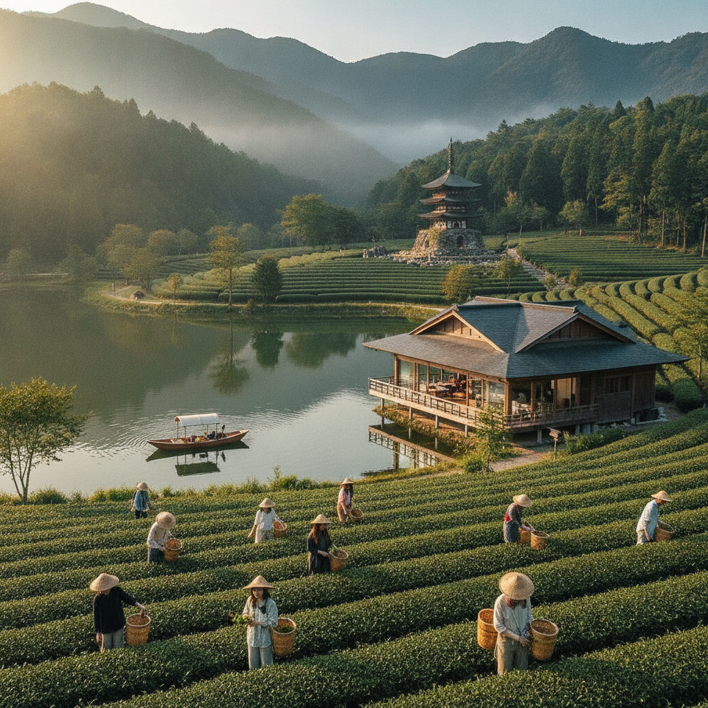 日本のユニークな茶旅スポット：飲むだけじゃない体験ガイド | CHAENNALE