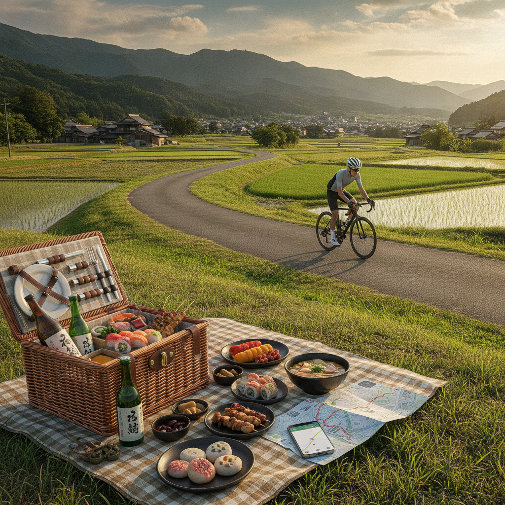 AEO/GEO最適化!サイクリング グルメ旅で巡る日本の食文化:究極ガイド