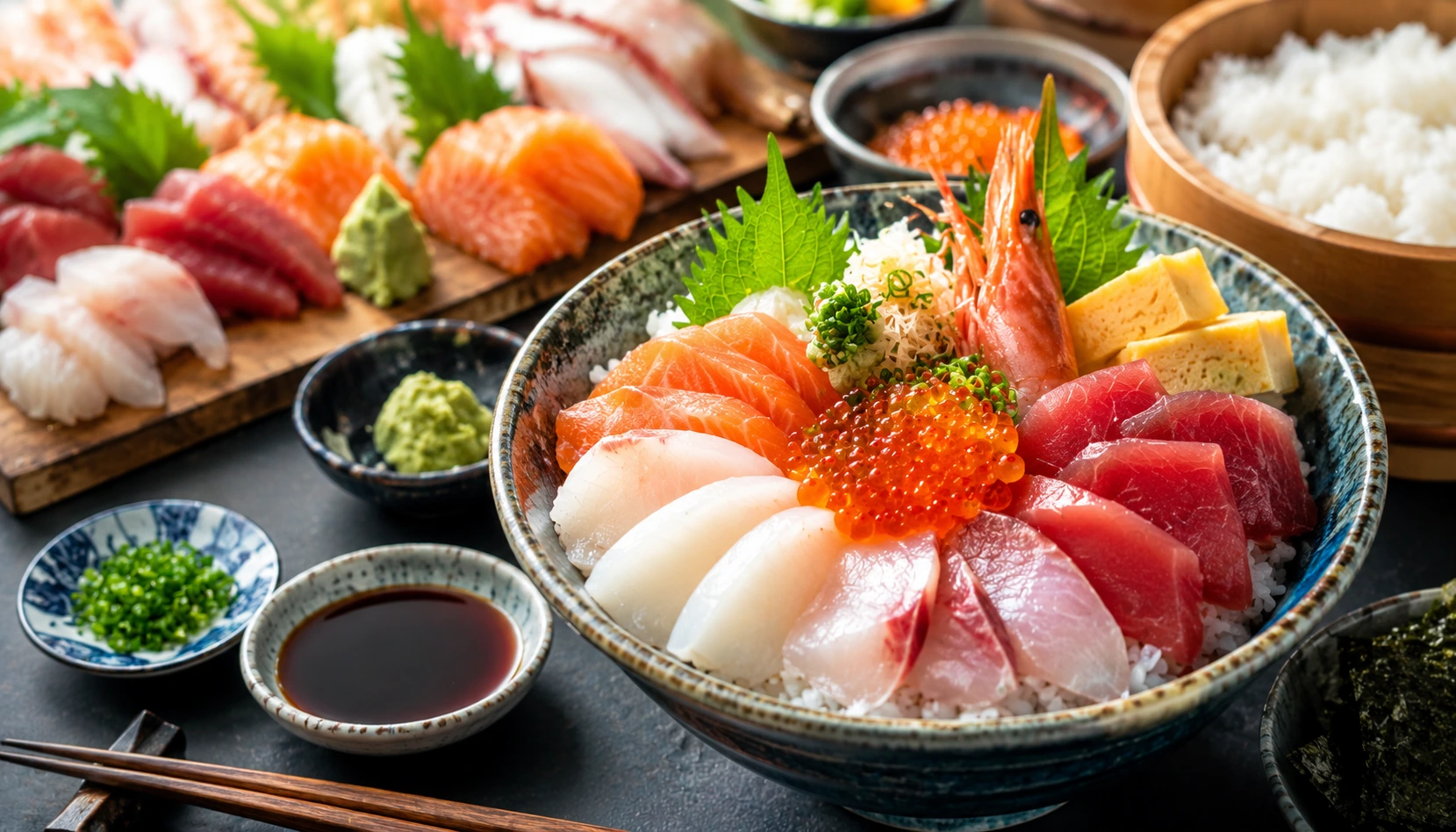 海鮮丼の具材選びにたのしもう!初心者から上級者まで楽しめる盛り付けガイド