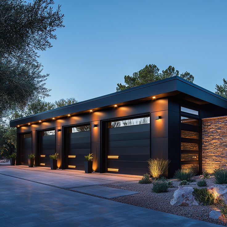 Outstanding Garage - Modern Garage Door