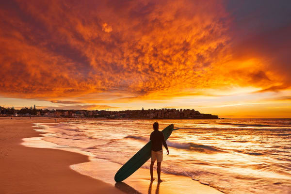 Sunset at Bondi Beach
