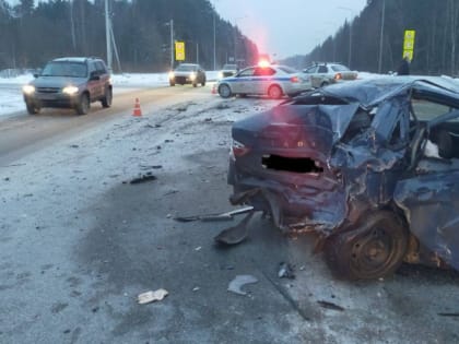 В Кирово-Чепецком районе произошло тройное ДТП с участием грузовика