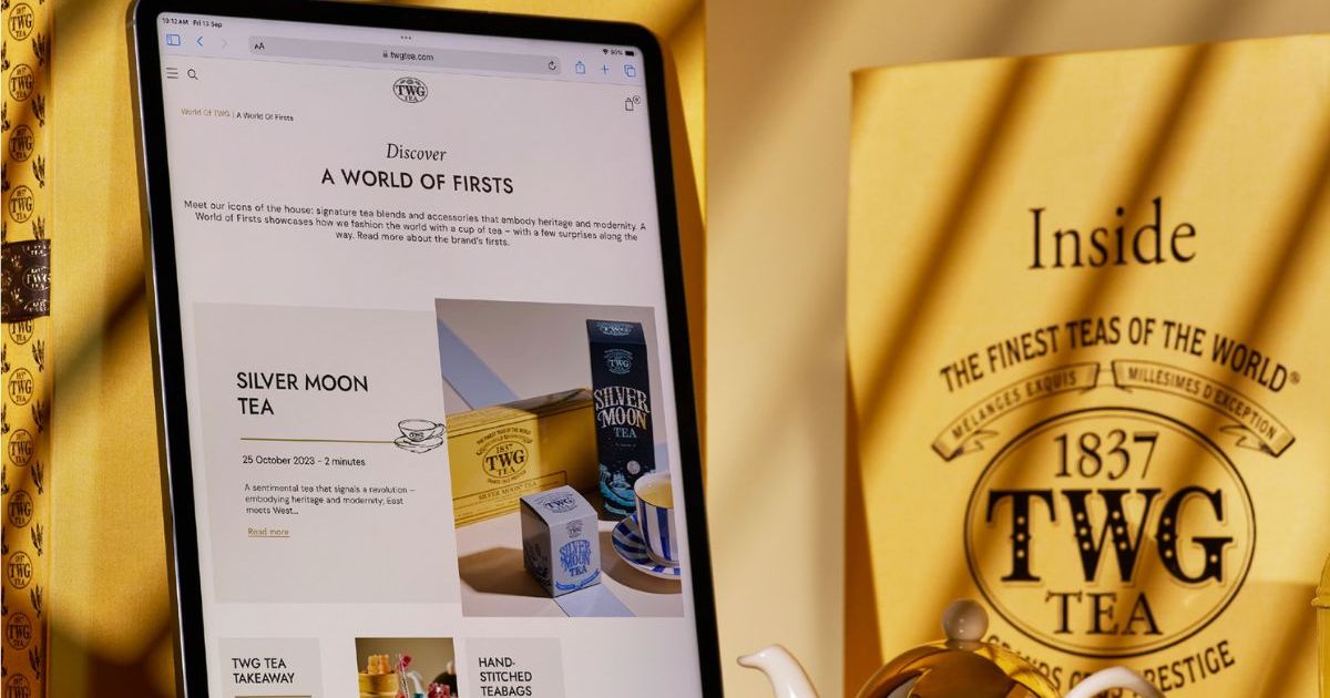 TWG Tea переосмысливает понятие «роскошный чай» с помощью инновационных виртуальных миров на своем новом глобальном веб-сайте