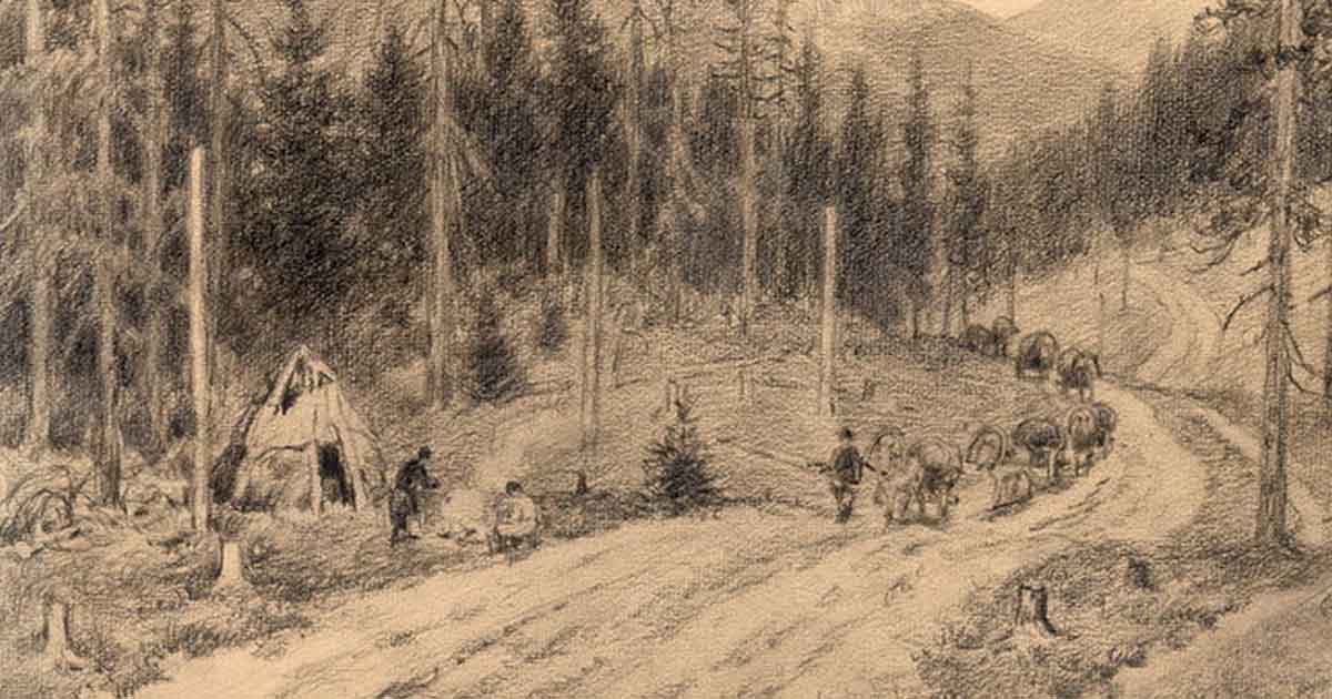 Картина Сибирского тракта