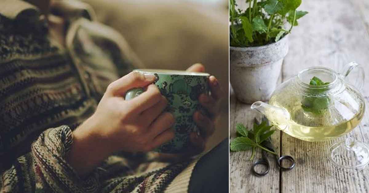 Мятный чай на ночь