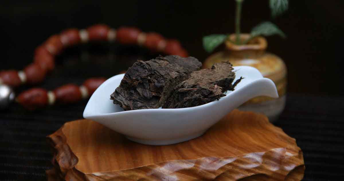 Темный чай с китайского хэй ча