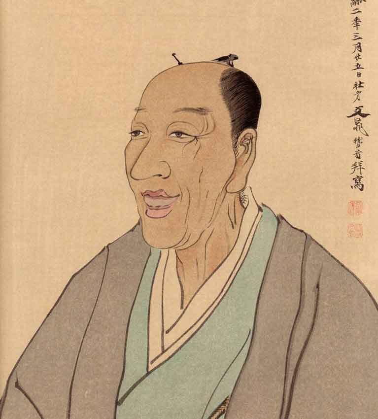 Портрет Кимура Кэнкадо (1736-1802)