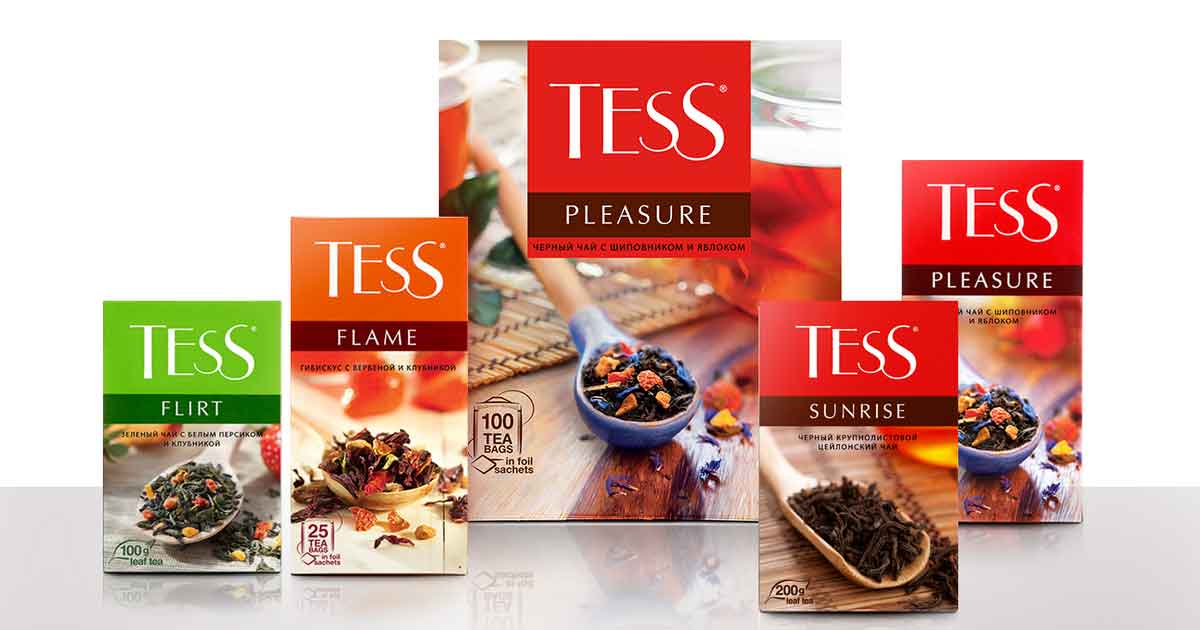 Чай TESS меняет имидж