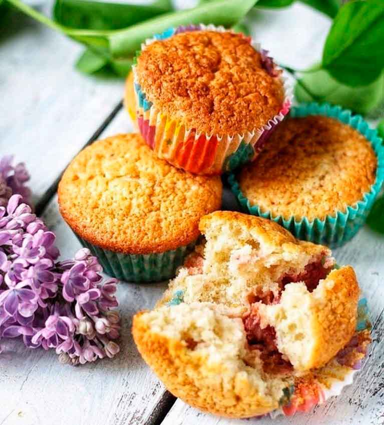 Маффины с ягодами