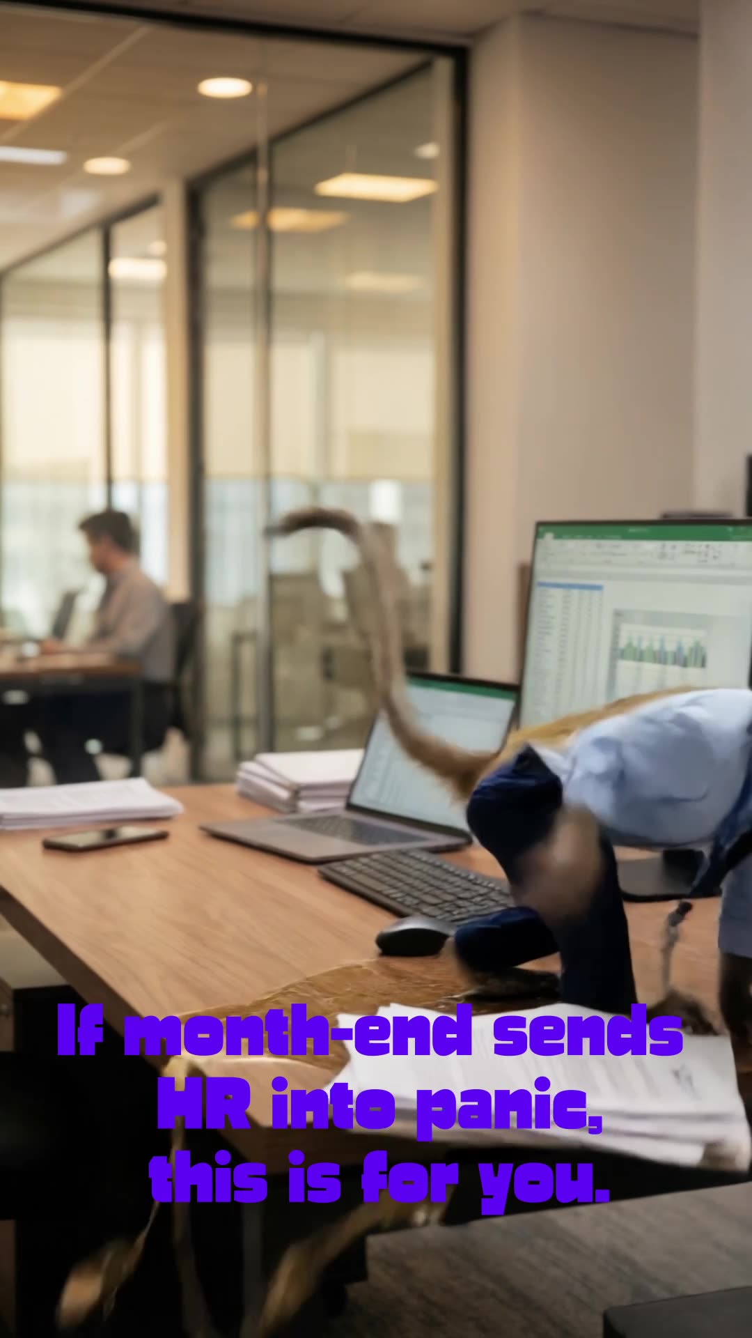 Loyaltri AI ad film by GoRo — vertical-first social spot for HR-tech / payroll software
