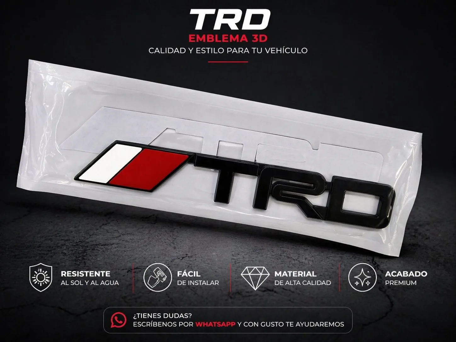 emblema toyota TRD