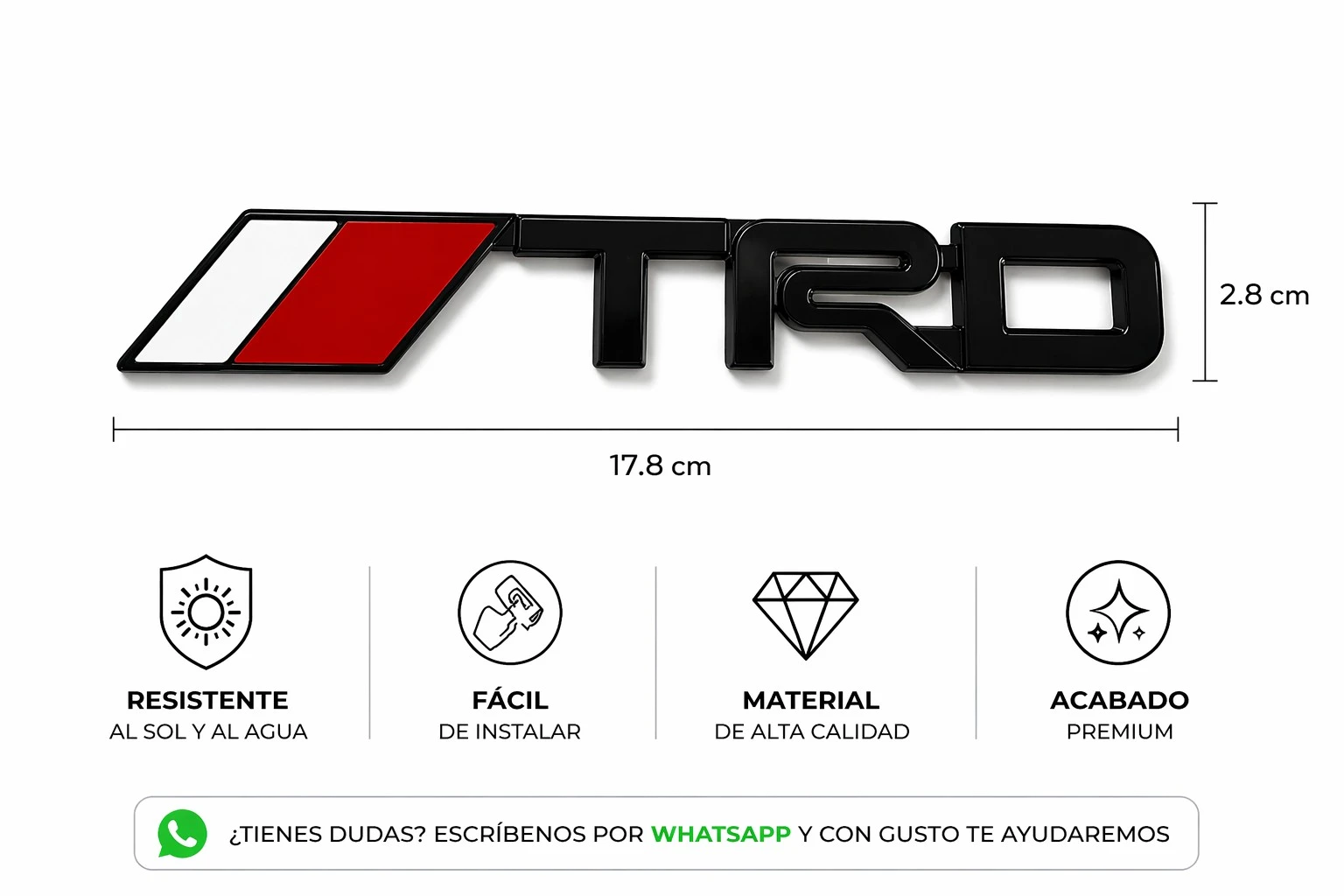 emblema toyota TRD - Imagen 2