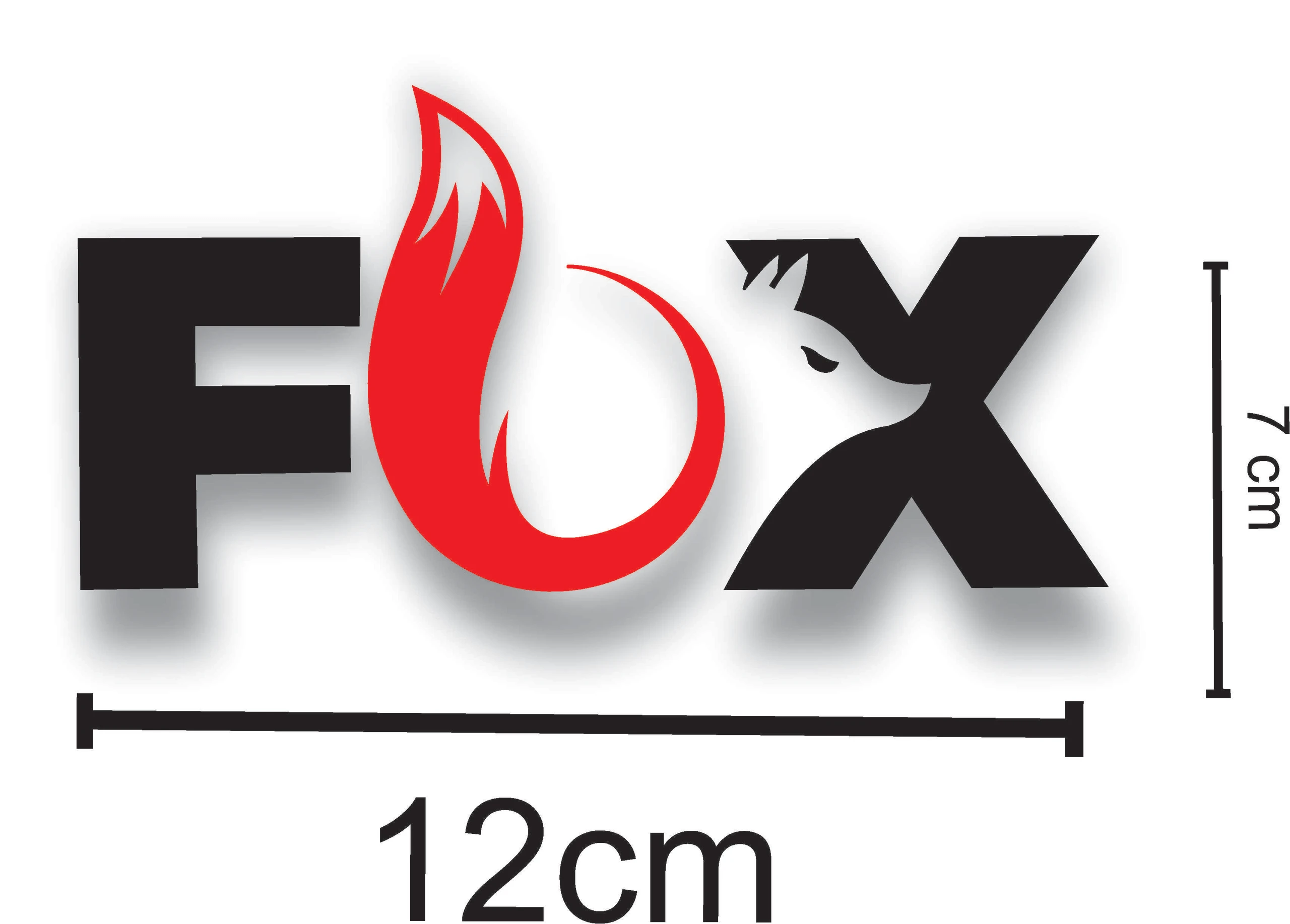 sticker logo fox - Imagen 2