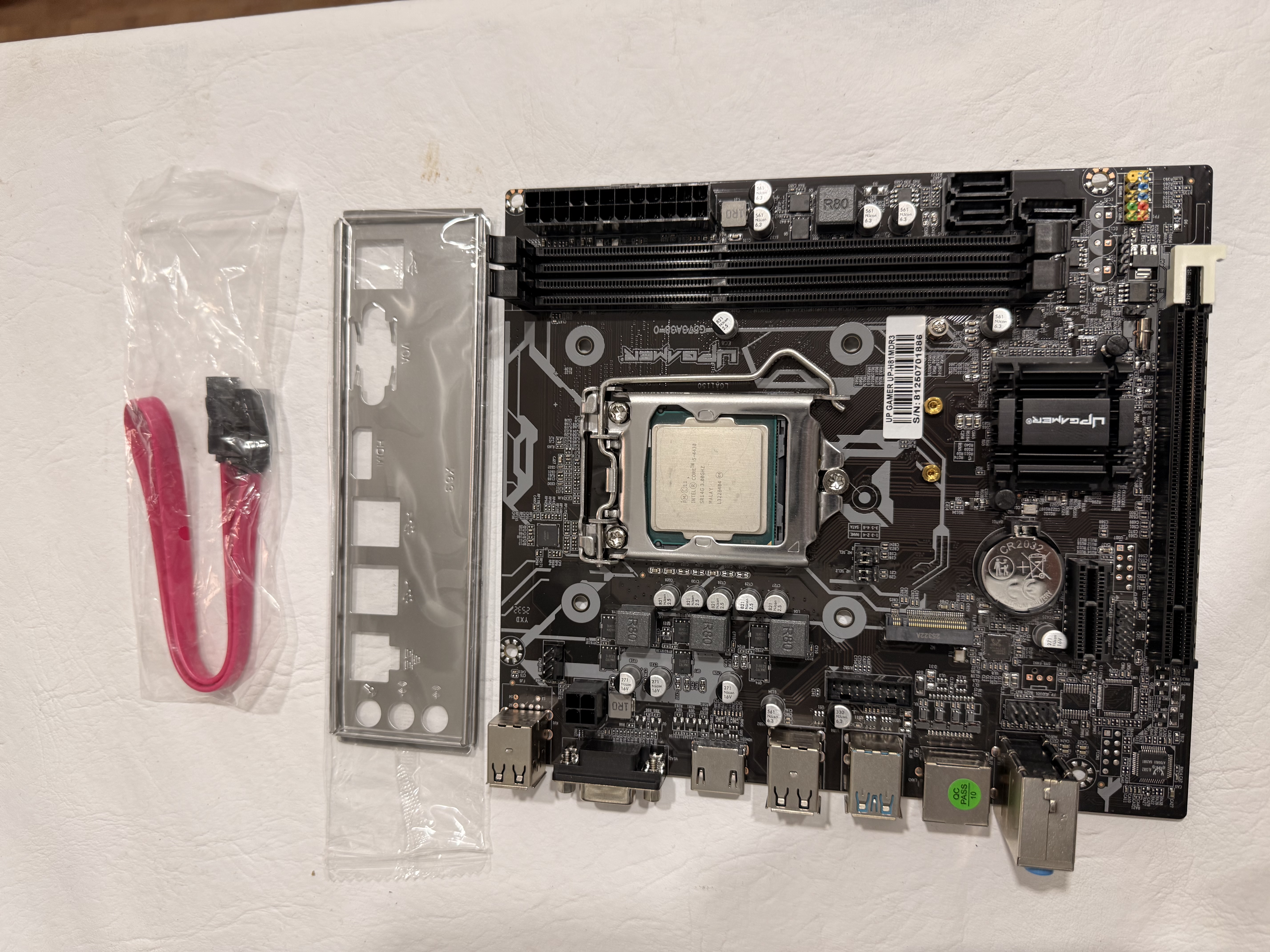 Placa ⁠MB H81M-DR3 Upgamer + PROC INTEL CORE I5-4130 S1150⁠