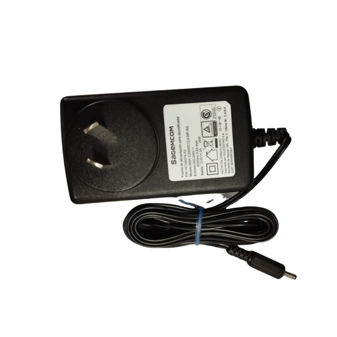 CARGADOR GENERICO ALTERNATIVO 12V 2A EXO