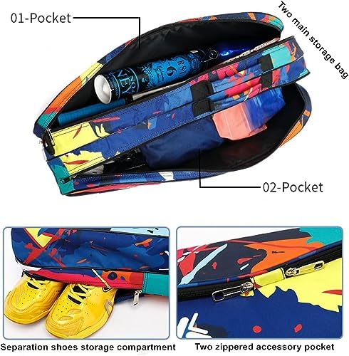 Vue 4 de Unistrengh Sac De Badminton