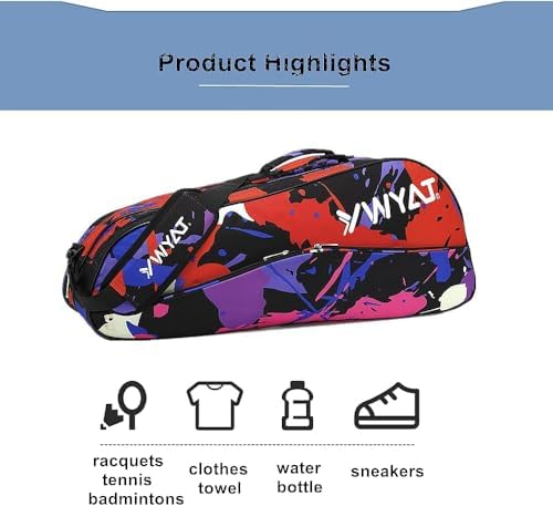 Vue 6 de Unistrengh Sac De Badminton