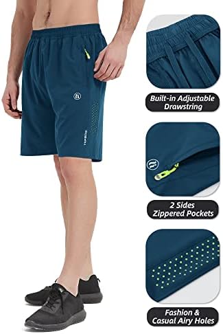 Vue 4 de Short Sport Homme Sechage