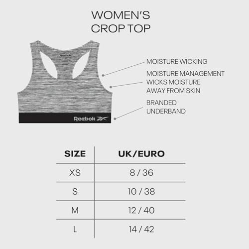 Vue 5 de Womens Reebok Sports Crop
