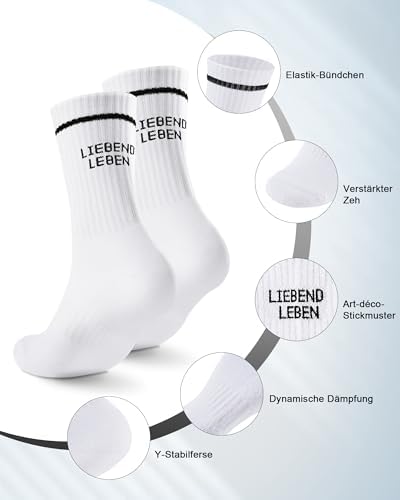 Vue 6 de Chaussettes De Tennis Personnalisees