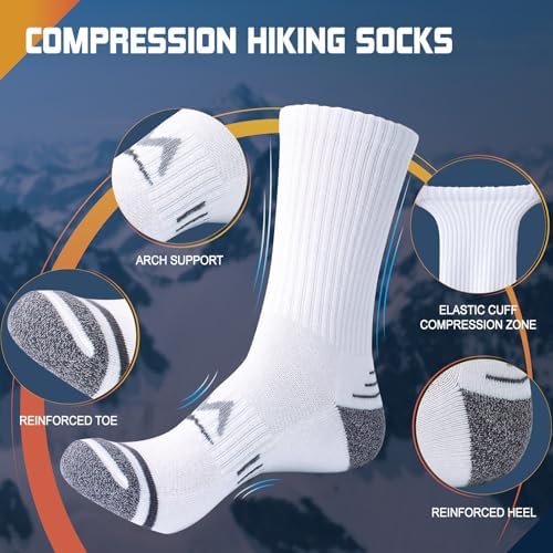 Vue 5 de Chaussettes Randonnee Homme Paires