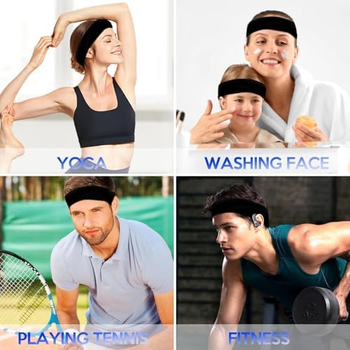 Vue 7 de Bandeau Cheveux Femme Homme