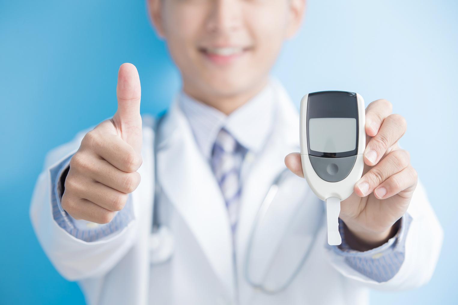 Doctor giving thumbs up