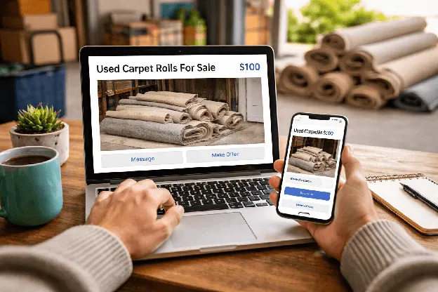 Sell your carpet through online