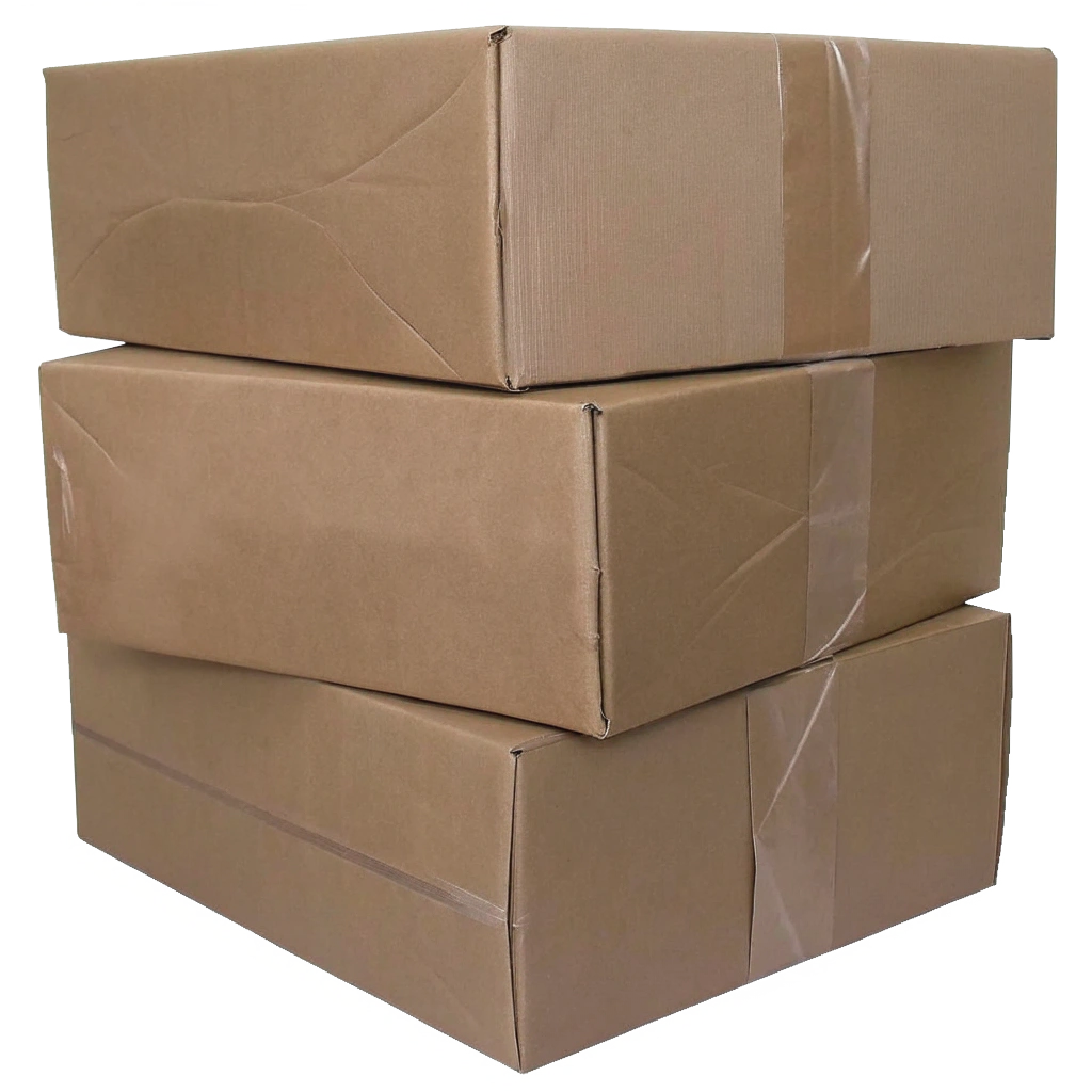 Bundle of flat moving boxes removal service