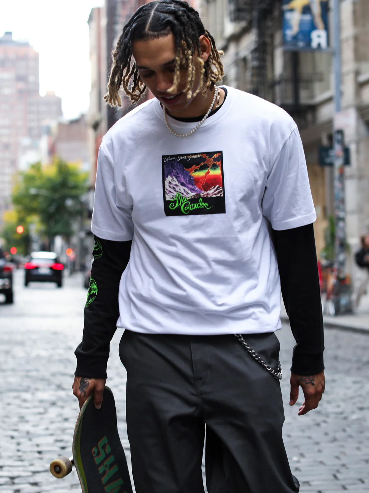 T-SHIRT V ENTERTAINMENT THE GARDEN VOLCOM thumbnail 2