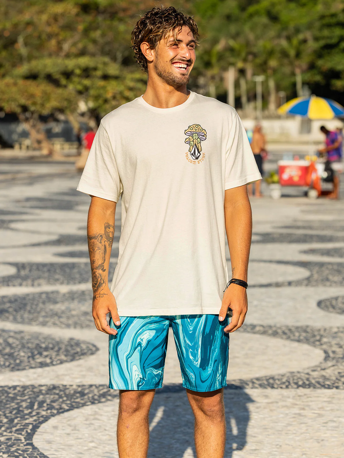 T-SHIRT FARM TO YARN PSYCHIKE VOLCOM thumbnail 2