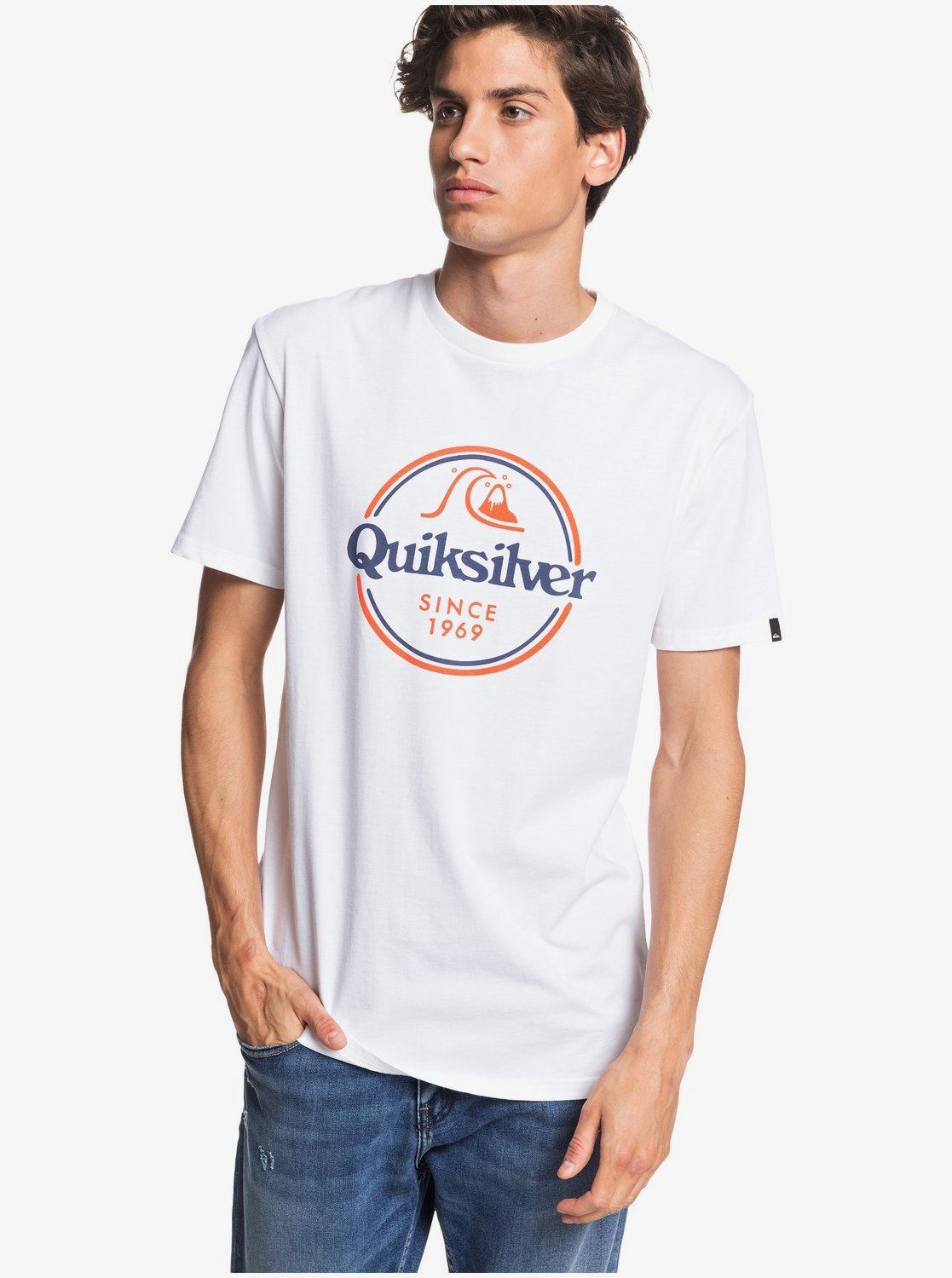 T-SHIRT WORDS REMAIN QUIKSILVER