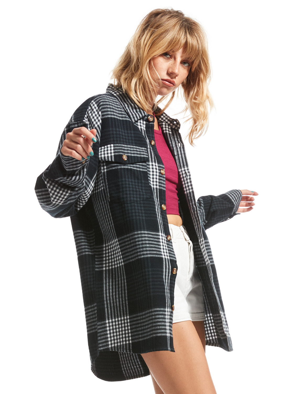 CAMISA LET IT GO FLANNEL ROXY thumbnail 2
