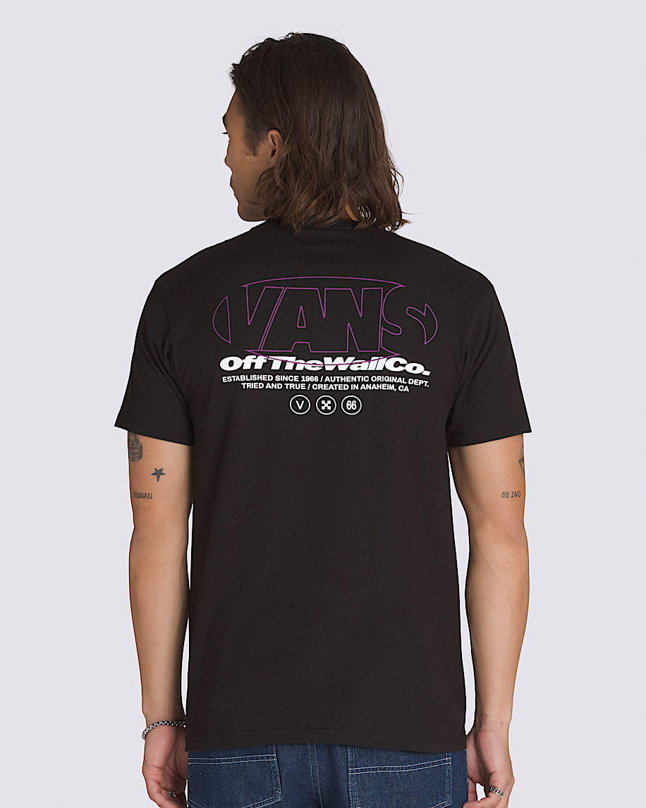 T-SHIRT MAJOR TYPE SS BLACK VANS thumbnail 2