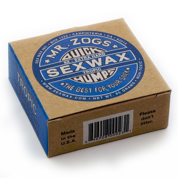 WAX QUICK HUMPS BLUE TROPIC 6X EXTRA HARD SEX WAX