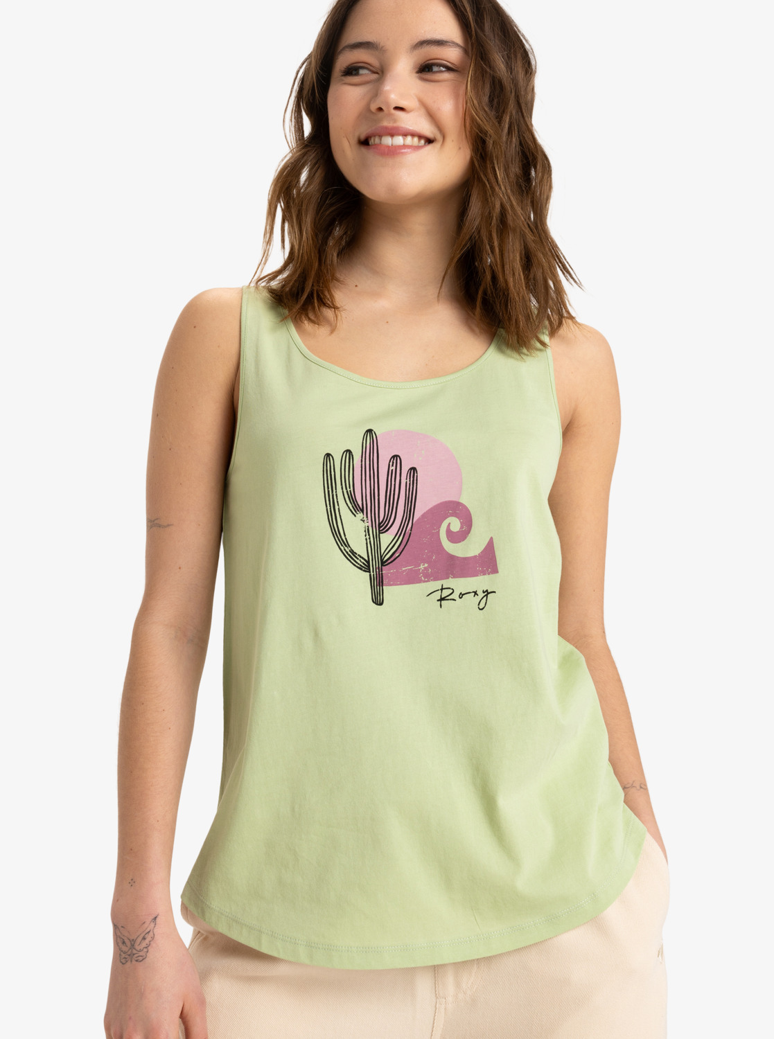 T-SHIRT SURFCLASSIC TANK ORGANIC ROXY