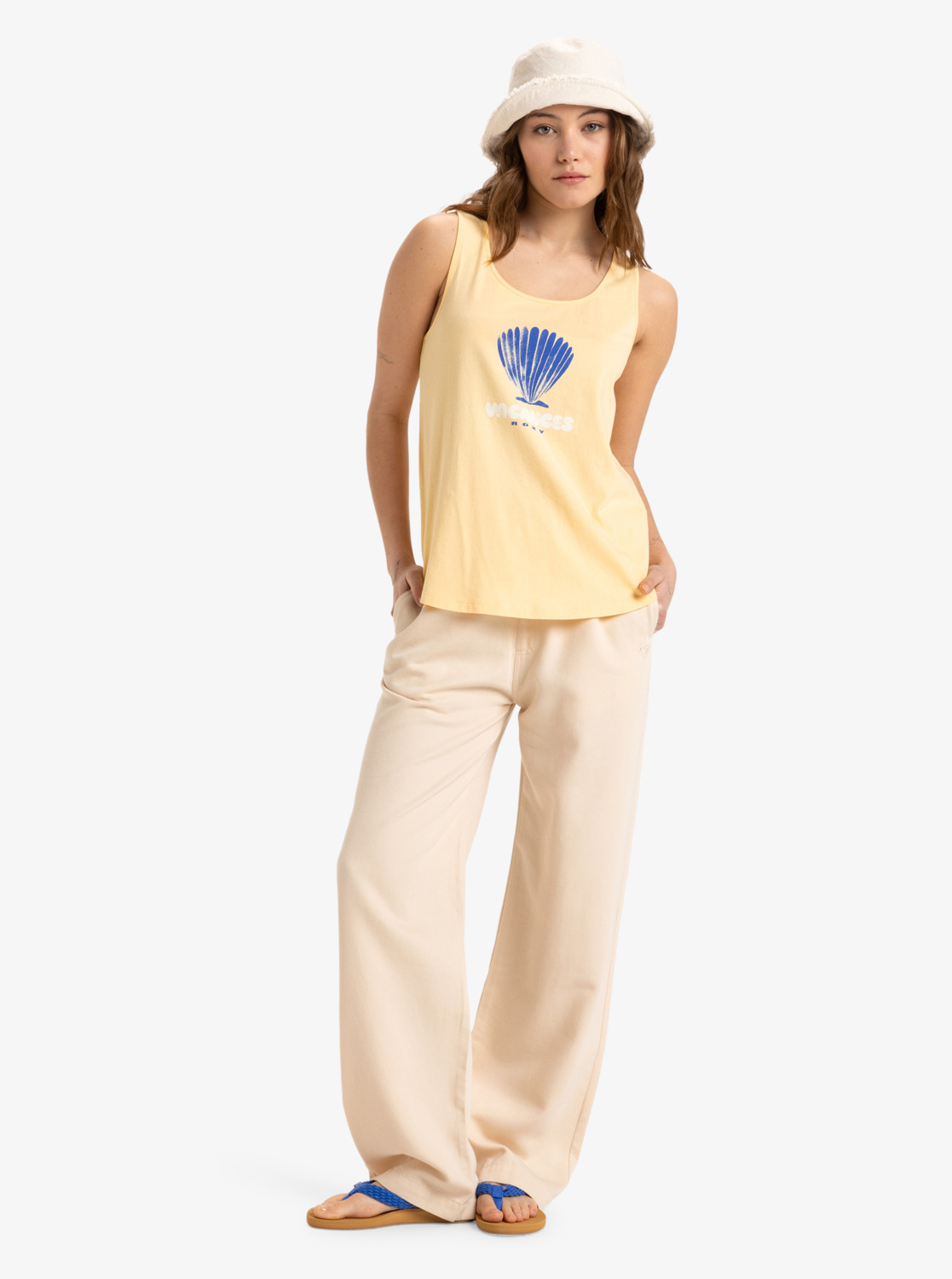 T-SHIRT SURFCLASSIC TANK ORGANIC ROXY thumbnail 4