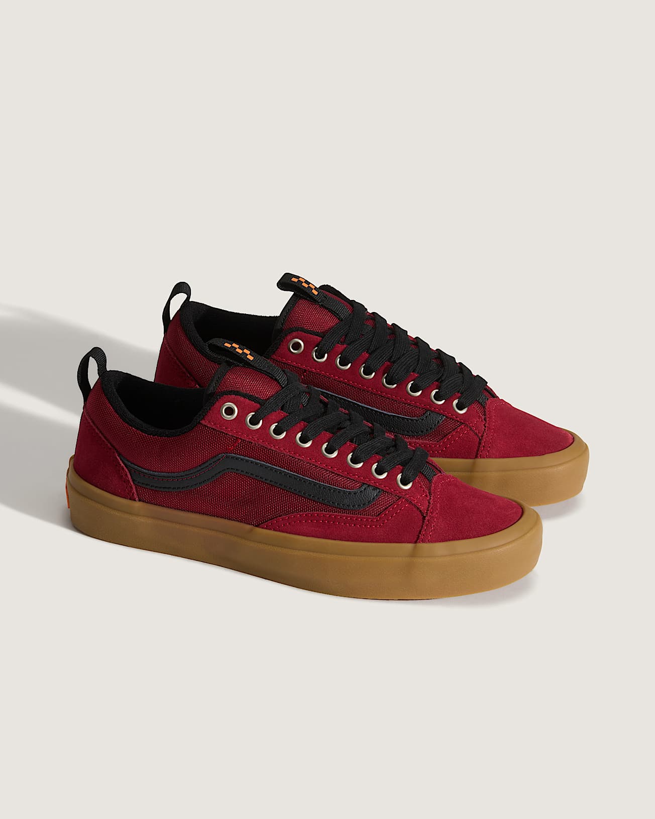 SKATE OLD SKOOL 36+ GUM BURGUNDY VANS thumbnail 2