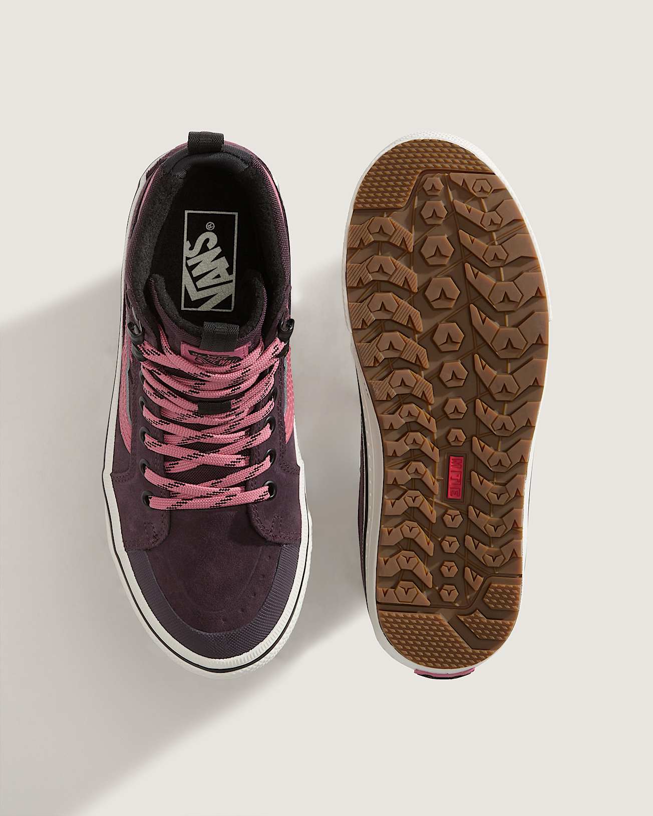 MTE SK8-HI WATERPROOF INSULATED PORT/BLACK VANS thumbnail 3